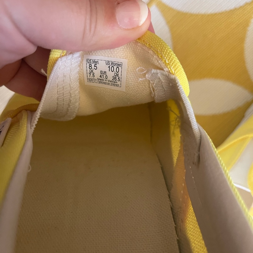 Yellow Slip On Vans - Picture 3 of 3